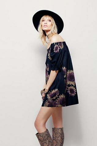Free People Womens Clementine Mini Dress