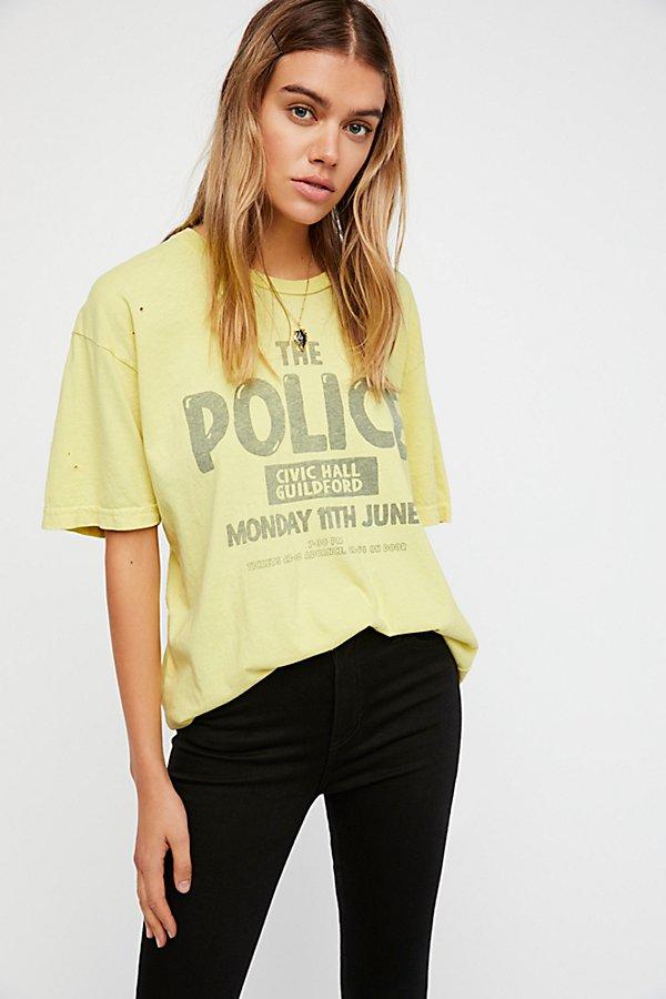 Police Tee By Retrobrand At Free People