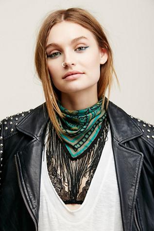 Fp Collection Womens Chase Me Chain Bandana