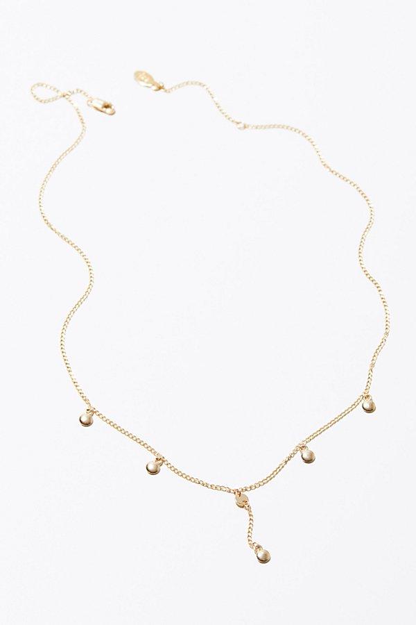 14k Filled Confetti Coin Y Necklace By Phyllis & Rosie At Free People