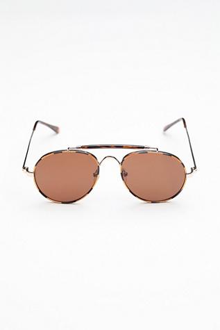 Free People Womens Brooklyn Heights Aviator