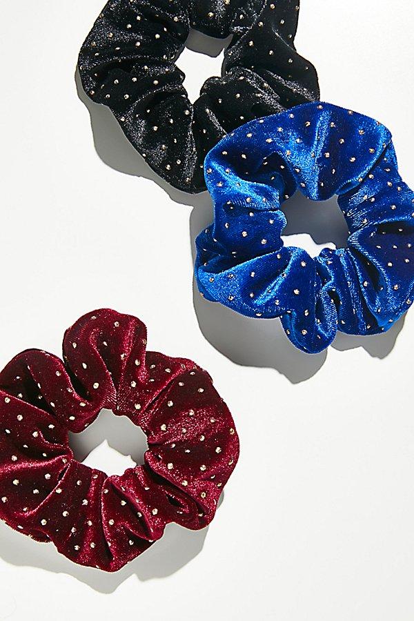 Studded Velvet Scrunchie By Free People