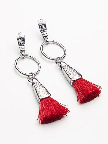 Free People Hand To Hold Tassel Earrings