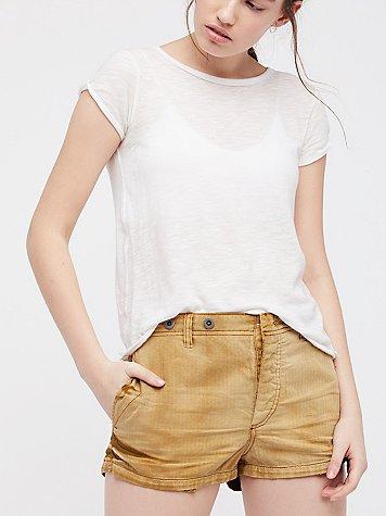 Boyfriend Herringbone Short By Free People