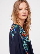 Up And Away Embroidered Top By Free People