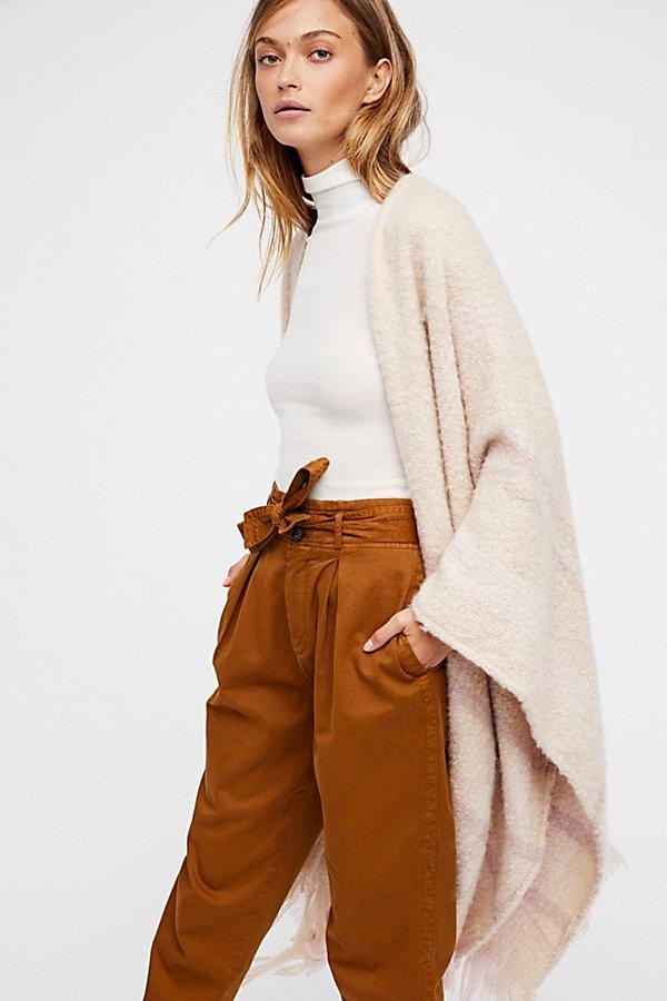 Brighton Brushed Plaid Kimono By Free People