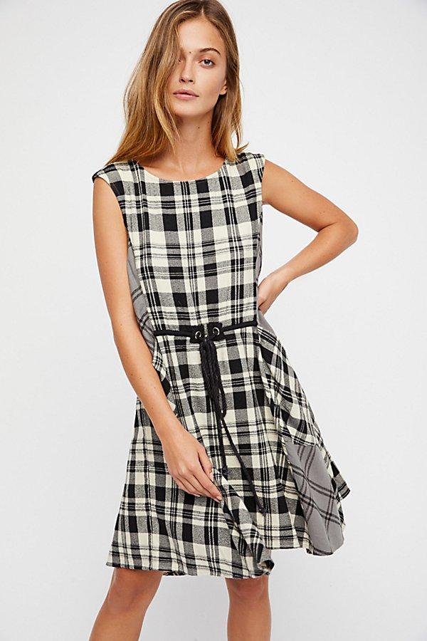 Land Lines Mini Dress By Free People