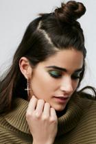 Luv Aj Womens The Cross Hoops