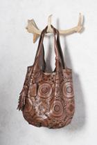 Free People Womens Kaliedoscope Distressed Bag