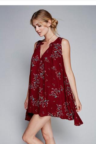 Free People Womens Tree Swing S/l Printed To