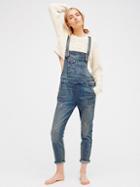 Washed Denim Overall By Free People