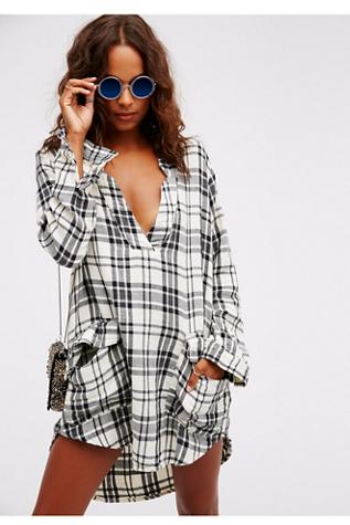 Cp Shades X Free People Womens Checkmate Dress