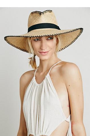 Ale Womens Brava Wide Brim Straw Hat