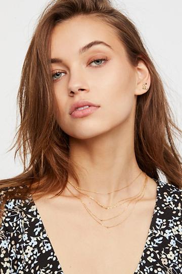 Tyche Delicate 5 Tier Necklace By Free People