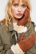 Hestra Shearling Mittens At Free People