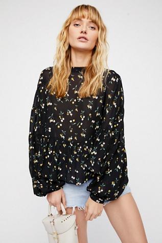 Wesley Printed Top By Free People