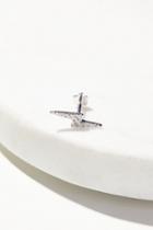 Maria Tash Womens 11mm Diamond Lightning Bo