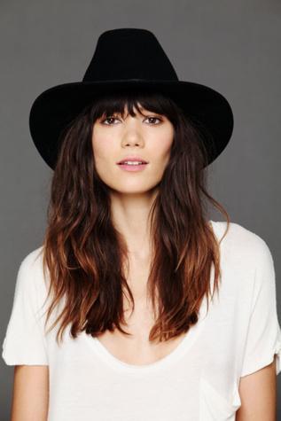 Womens Wool Felt Cowboy Hat