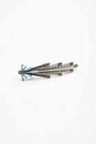 Chibi Jewels For Free People Womens Turq Flower Barrette