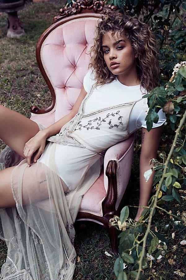 Sky Fall Embellished Maxi  By Intimately At Free People