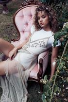 Sky Fall Embellished Maxi  By Intimately At Free People