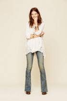 Fp Collection Womens Mid Rise Skinny Flare