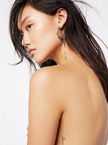Bed Of Roses Drop Hoops By Free People