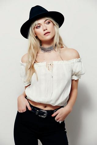 Free People Womens Take Me To The Sea Top
