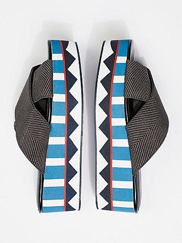 Vegan Sky Waves Sandal By Faryl Robin At Free People