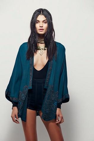 Free People Womens Bold Love Kimono