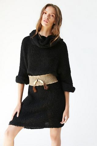 Ghost Dancer For Free People Womens Black Horse Naja Belt