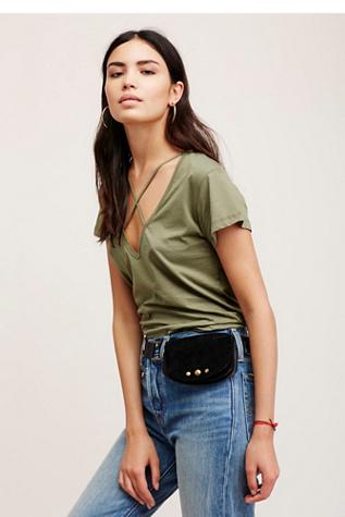 Free People Womens Cara Pocket Belt