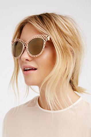 Free People Womens Golden Arrow Cat Eye Sung