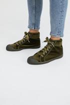 Velvet Tennis Mid Top Sneaker By Bensimon At Free People
