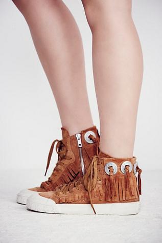 Ash Womens Desert Fringe Sneaker
