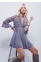 Free People Womens Wildest Dreams Lace Tunic