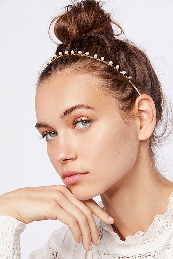 Sleek Pearl Headband By Free People