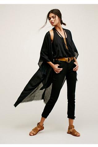 Free People Womens Day Dream Washed Kimono