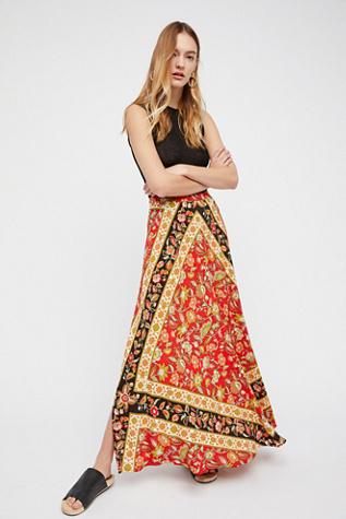 Lolita Split Maxi Skirt By Spell At Free People