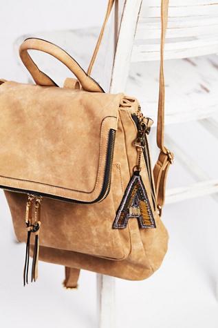 Free People Womens Sequin Letter Bag Charm