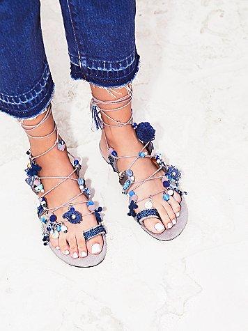 Fools Gold Wrap Sandal By Thaikila
