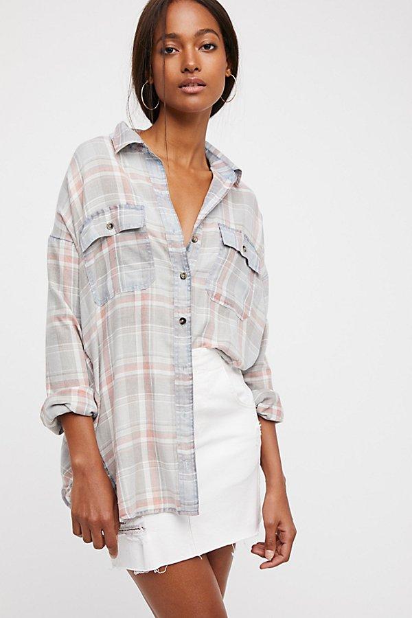 Campfire Crush Buttondown By Free People