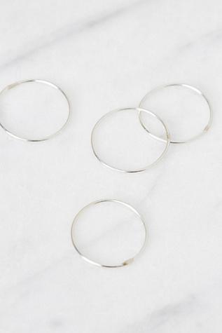 Amarilo X Free People Womens Threadbare Deli. Ring Set