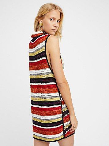 Just A Crush Crochet Sweater By Free People