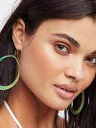 Lila Meli Patina Hoops By We Dream In Colour
