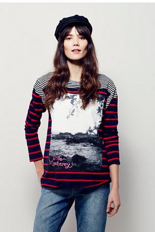 Nsf Womens Monterey Stripe Tee