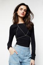Amarilo X Free People Womens Opal Delicate Chain Bra