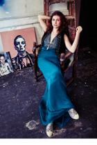 Candela X Free People Womens Jaded Gown