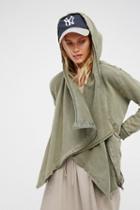 Free People Womens Cowl Scowl Hoodie