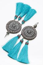 Winona Embellished Tassel Earrings By Free People